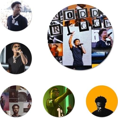 American rapper Roddy Ricch Badge Brooch Pin Accessories For Clothes Backpack Decoration gift