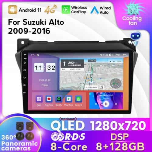 4G LTE 1024X600 DSP 4G 64G Android 10 IPS screen CAR radio GPS For For Suzuki alto dvd player navigation stereo multimedia unit