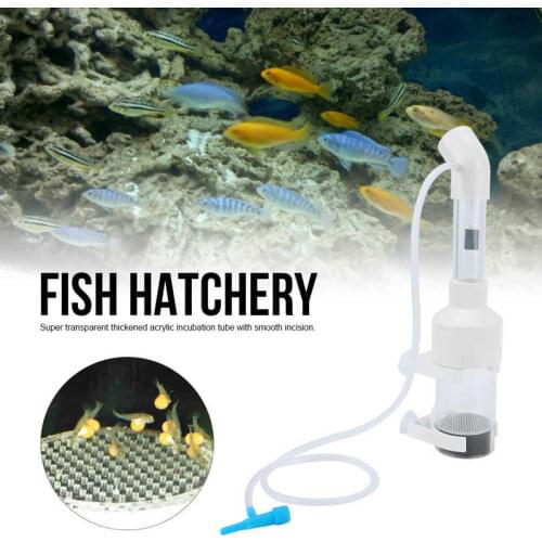 AQ50025 Acrylic 25cm x 50mm Short Aquarium Cichlids Tumbler Incubator Fish Hatchery Eggs Instead Mouth-Brooding