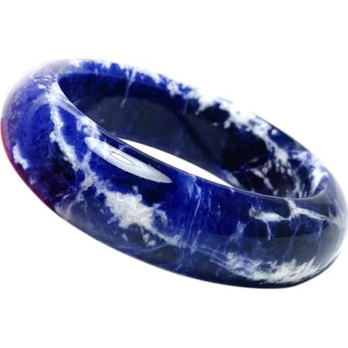 Natural Blue-Veins Stone Bracelet Quartz Gemstone Jewelry Fashion Bracelet Healing Crystal Stone For Women Charme Gifts