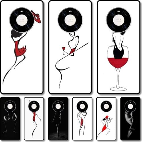 Water mist women Phone Case For Huawei mate 40 30 10 20 40 8 9 Lite Z Pro RS black cell shell