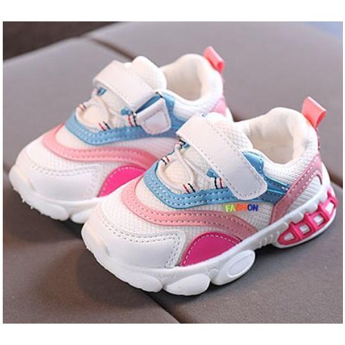 Size 21-30 Baby Non-slip Sports Shoes Children Breathable Sneakers with Soft Bottom Casual Shoes For Kids Boys Girls ToddlerShoe