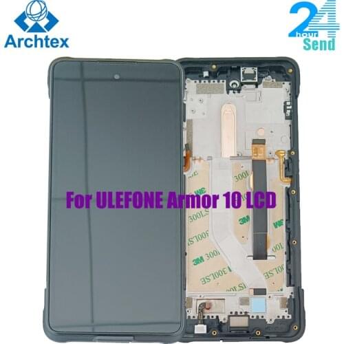 For Original Ulefone Armor 10 LCD Display +Touch Screen Digitizer Assembly Replacement With frame 6.67 inch FHD+ 2400*1080P