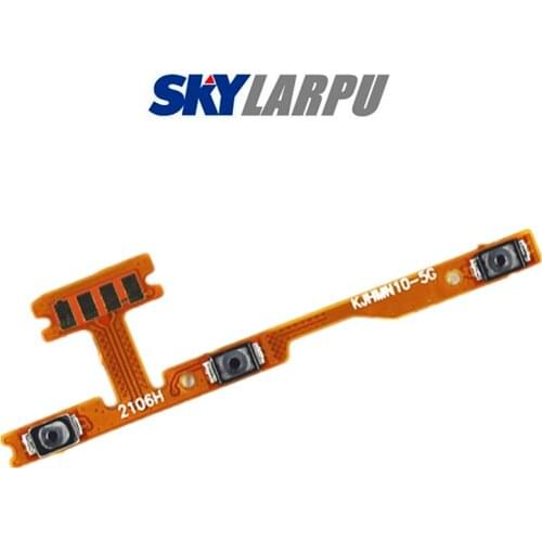 Power Button Flat Cable For Xiaomi Redmi Note10 5G Cell Phone Start / Volume Side Key Flexible Ribbon Free Shipping