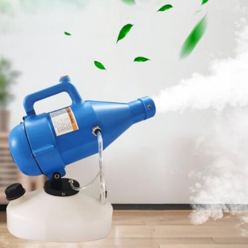 5L Portable ULV Cold Fogger Fogging Machine Disinfection Control Spayer 110V for Home Office School Bus Disinfection US Plug