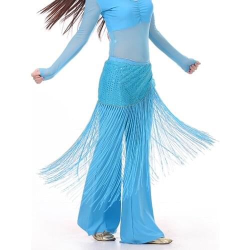 Belly Dance Accessories Sexy Fringe Hip Scraf Indian Dance Belt Waist Towel Girdle Belly Dancing Hip Belt Oriental Costumes