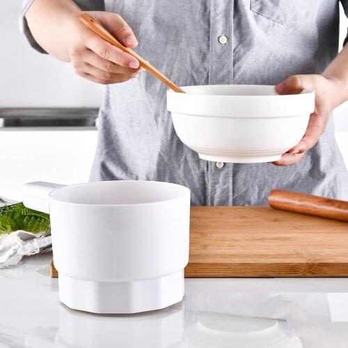 Handheld Cup Shape Powder Sifter Electric Plastic Kitchenware Multifunction Baking Tool Flour Sieve Sugar Powder Shake