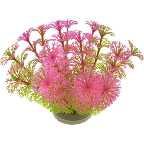 Fish Tank Decoration Simulation Aquatic Plants Aquarium Supplies Aquarium Landscape Plastic Fake Aquatic Plants Disc Grass
