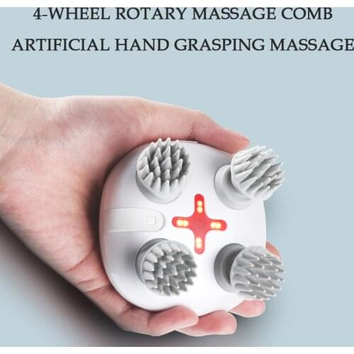 2021 Smart Head Scalp Massager USB Charging Waterproof Body Massage hair growth electric massage kneading vibration Health Care