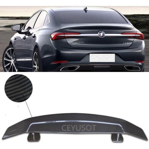 FOR Universal GT Accessories Spoiler NEW OLD Buick Lacrosse ABS Car Trunk Rear Lip Tail WING Refit Glossy Black Body Kit 2000-21