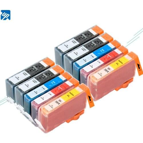 UP 10PK Compatible for HP 364 364XL Ink Cartridges for HP Photosmart 5510 5520 5522 6520 B8550 C5388, HP Officejet 4620 3070A