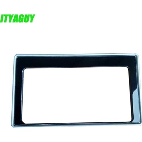 ITYAGUY 2DIN Car Radio Fascia For Toyota Corolla Altis UV Black stereo facia frame panel dash mount kit adapter Bezel frame