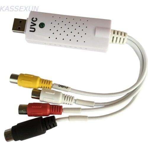 USB2.0 UVC Video capture , capture any analog video audio to digital format need pc, rca to usb connect for MAC, Windows, Linux
