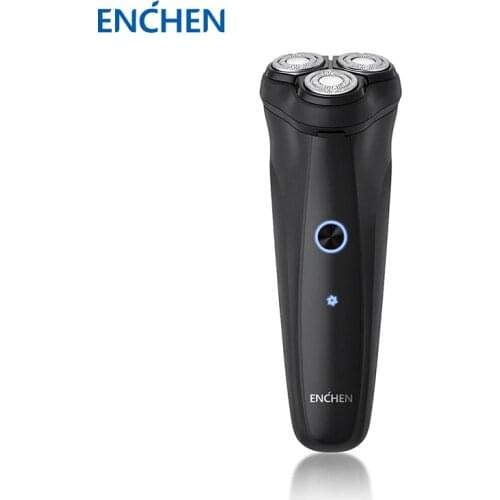 ENCHEN Electric Shaver Warrior Mens Razor Ultra-Thin Double Ring Shaving Net Independent Floating Head Beard Trimmer For Men