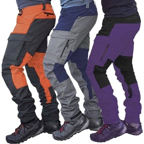 Men Tactical Cargo Pants Army Outdoor Hiking Trekking Casual Sweatpants Camouflage Military Multi pocket Trousers Plus Size