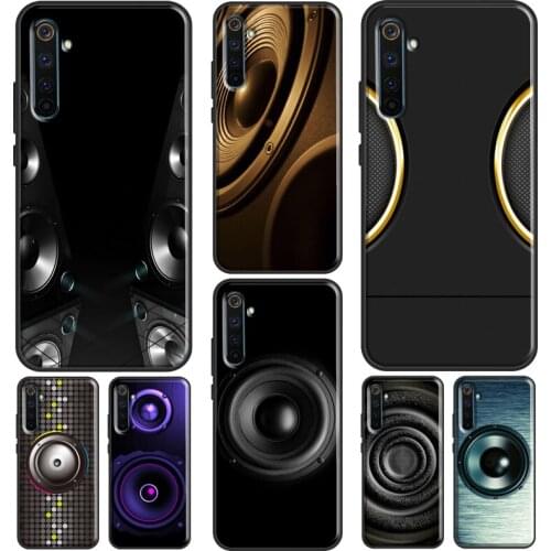Massive Music Speakers Case For Realme 6 7 8 Pro Q3 GT Neo C21 C15 C3 Funda For OnePlus 8 Pro 9 Pro Nord 7T 8T 9R