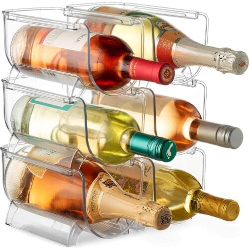 1/2/4pcs Refrigerator Organizer Universal Bottle Holder for Pantry, Kitchen, Fridge, Ideal Storage for Wine, Soda, Pop and Beer