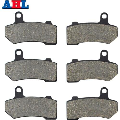 Motorcycle Parts Front & Rear Brake Pads Kit For Harley FLHTCU FLHTC FLHR FLTRX 2010-2012 Ultra Classic Electra Glide