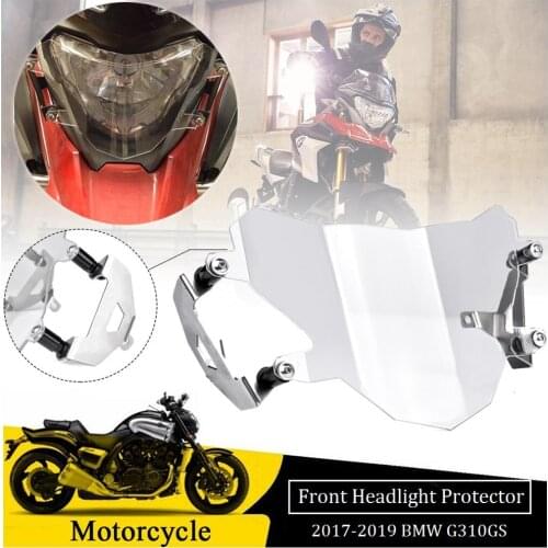 For BMW G310GS G310 GS G 310 GS 310GS 2017 2018 2019 Motorcycle modification Front Headlight Guard Lens Cover Protector Acrylic