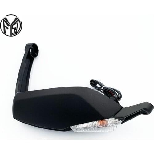 For DUCATI Hypermotard 820/ Hyperstrada 821 2013 2014 2015 Right Brake Side Left Clutch Side HandGuard Handlebar with Light