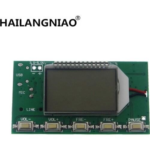 DSP PLL 87-108 MHz LCD Display FM Radio Wireless Microphone Stereo Transmitter / Receiver Module Bestseller Brand New