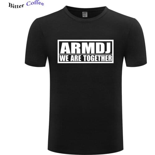 New Summer T Shirts Men ARMIN VAN BUUREN Print Mens T SHIRT TEE TShirt Tee Shirt High Quality Cotton More Size and Colors