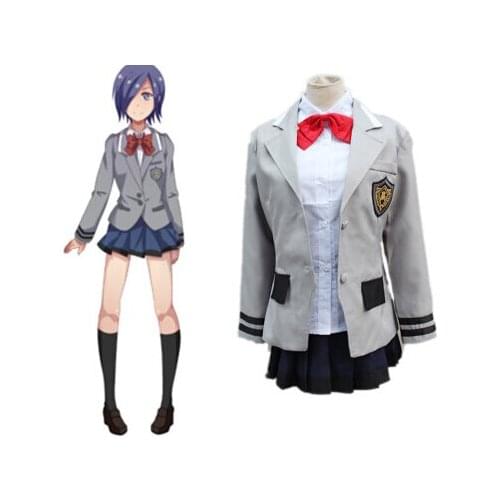 Anime Tokyo Ghoul Kirishima Touka Cosplay Costume School Uniform Cosplay