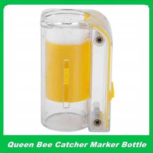1 pcs Queen Bee Catcher Marker Bottle Beekeeper Tool Beekeeping Equipment Plastic Plunger Marker Bottle Bee Tool