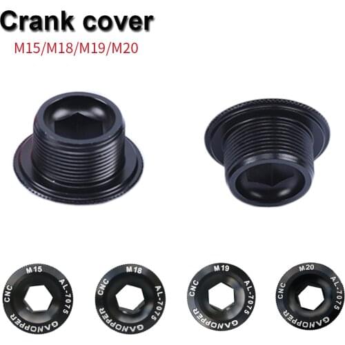 M15 M18 M19 M20 AL7075 MTB Bicycle Crank Screw Cap Road Bike Crankset Cover Caps Bottom Bracket Bolt Fit For SHIMANO JIANKUN IXF