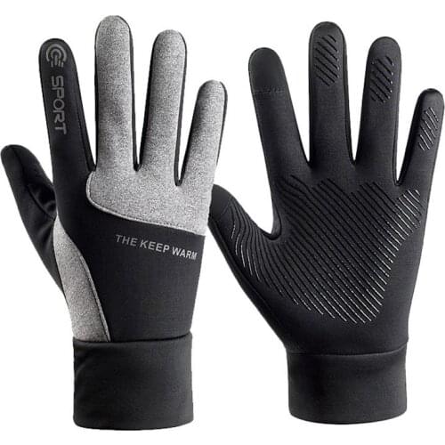 Men Women Waterproof Gloves Touch Screen Autumn Winter Nonslip Gloves for Sports Mountaineering Cycling Skiing