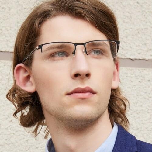 The New Tide Fashion Business Casual Glasses Men Plain Glasses Goggles Glasses Frame FM1840