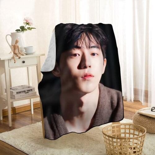 Modern Popular Nam Joo Hyuk KPOP Blanket On For The Sofa/Bed/Car Portable 3D Blanket For Kid Home Textile Fabric 0719