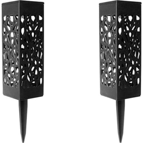 2pcs F5 Warm white Led Solar Lights Outdoor Solar Powered Pathway Light Landscape Light For Lawn/Patio/Yard/Walkway/Driveway