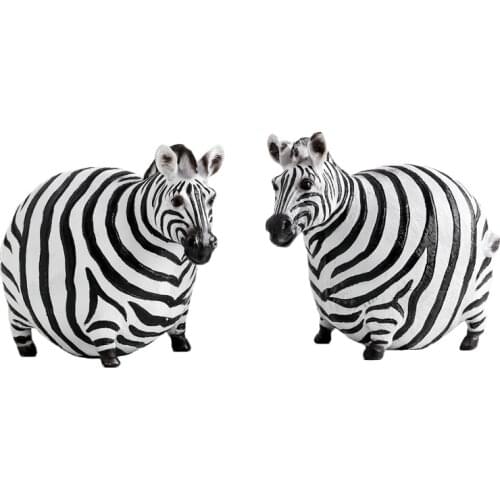 Balloon Couple Zebra Sculpture Resin Zebra Lovers Statue Animation Decor Valentines Day Ornament Wedding Anniversary Present
