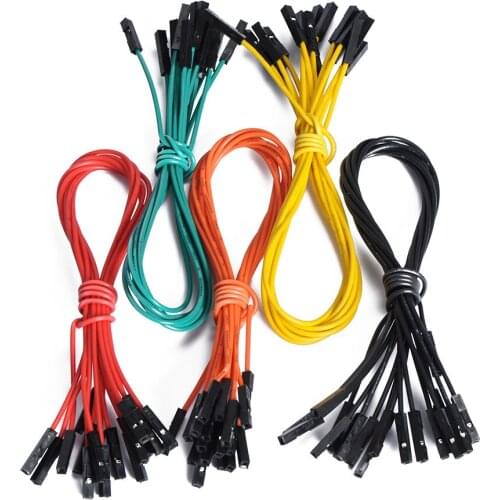 100PCS Wires 30cm Female-Female 1 Pack Education Robot Accessories