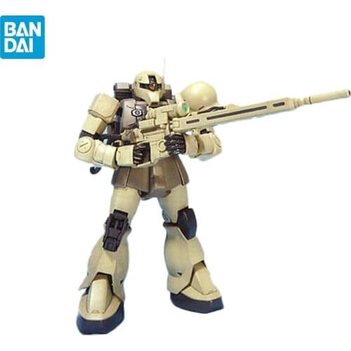 13cm Bandai HG HGUC 071 1/144 Zaku I MS-05L Sniper Type Action Figure Collectible Model The Best Gift for Children