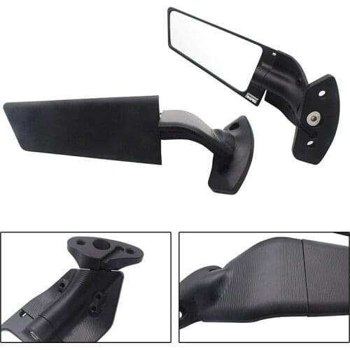 2PCS Motorcycle Mirrors Modified Wind Wing Adjustable Rotating Rearview Mirror For Honda CBR600RR 2003-2019 CBR1000RR 2004-2007