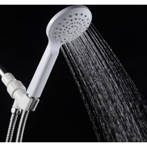 New Arrival Bath Accessories Combination Stainless Steel Shower Hose ABS Swivel Handheld Shower Seat 3 Pieces