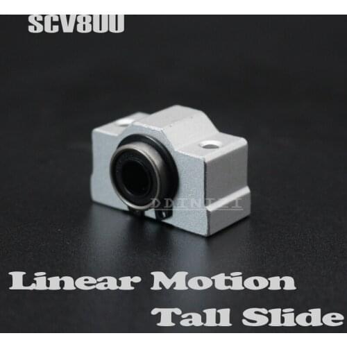 4pcs SC8V SCV8UU 8mm linear bearing bushing short sliding block inside contain LM8UU linear ball bearing for 8 mm linear shaft