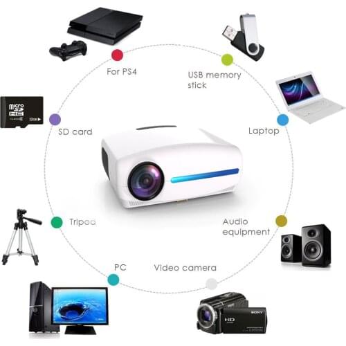 4K Android9.0 Smart WiFi Bluetooth 1080P Full HD Projector S4