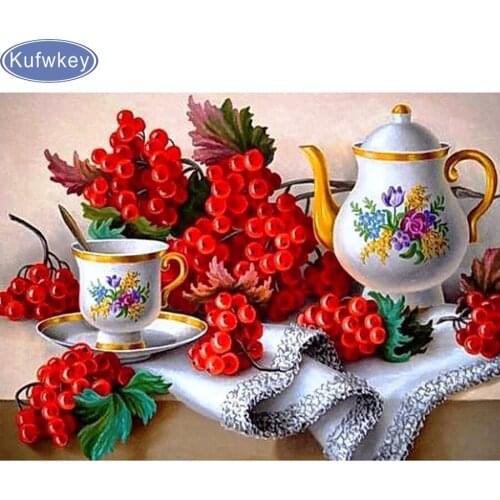 5D DIY Diamond embroidery Still life,fruit,full drill diamond painting Cross Stitch Rhinestone mosaic home decor diamond mazayka