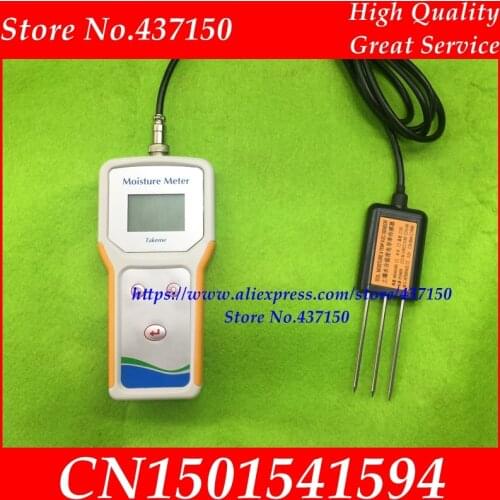 Soil electric conductivity sensor+humidity + temperature and soil tester moisture meter EC Sensor with blacklight new in stock