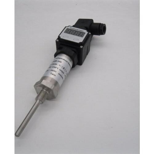 PT100 temperature sensor, plug-in temperature transmitter, bring their own display,G1/4-50-150 degrees