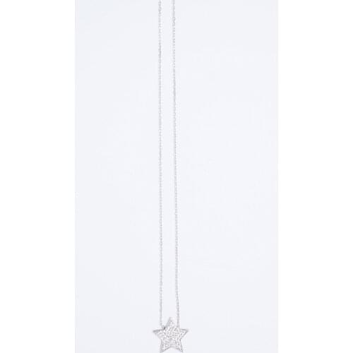 Midyat Silver Stars Women Silver Necklace