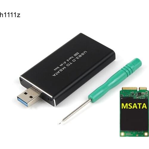 MSATA to USB 5Gbps USB 3.0 to mSATA SSD Enclosure USB3.0 to mSATA Case Hard Disk Adapter M2 SSD External HDD Mobile Box ASM1153E