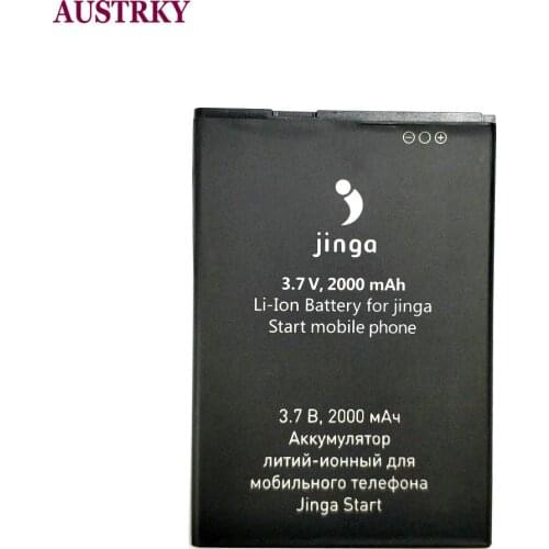 2pcs New Original 2000mAh Li-ion Battery Replacement For Jinga Start Mobile Phone