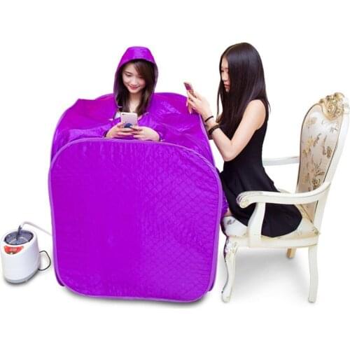 STEAM SAUNA ROOM BATH Steam Life Cabin Portable Sauna Therapy Detox Lose Weight Detox Machine Folding Chair Shower Room Cabin