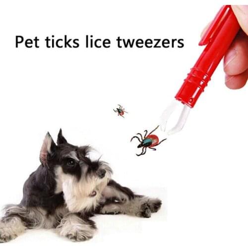 Tweezers Mite Anti Dog Ticks And Fleas Flea Tick Tweezers Clip Remover Rabbit Flea Removing Ticks Tool Hair Groom Care Tools