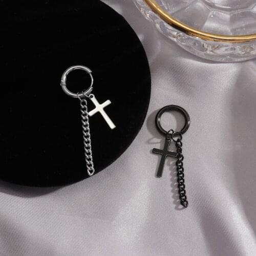 Crosses Earrings For Women Men Vintage Unusual Earrings Korean Geometric Rock Goth Earring 2021 Trendy Fashion earings Jewelry