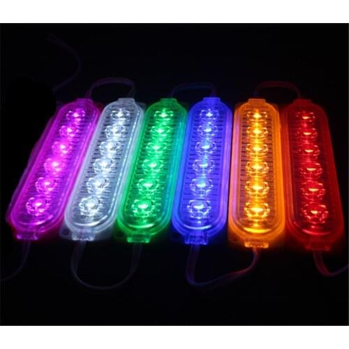 LED module light DC12V/DC24V 1.2W 150lm SMD2835 6ed 104mm*25mm waterproof IP65 Truck light Long vehicle Warning Contour light